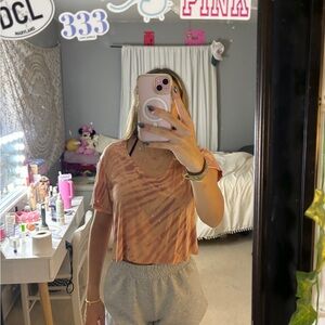 american eagle tie dye top